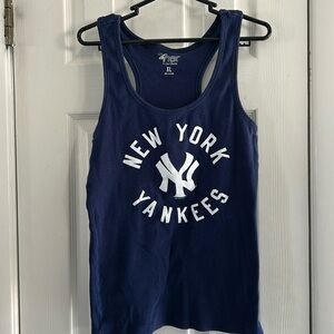 G-III 4 HER BY CARL BANKS NEW YORK YANKEES TANK TOP SIZE XL